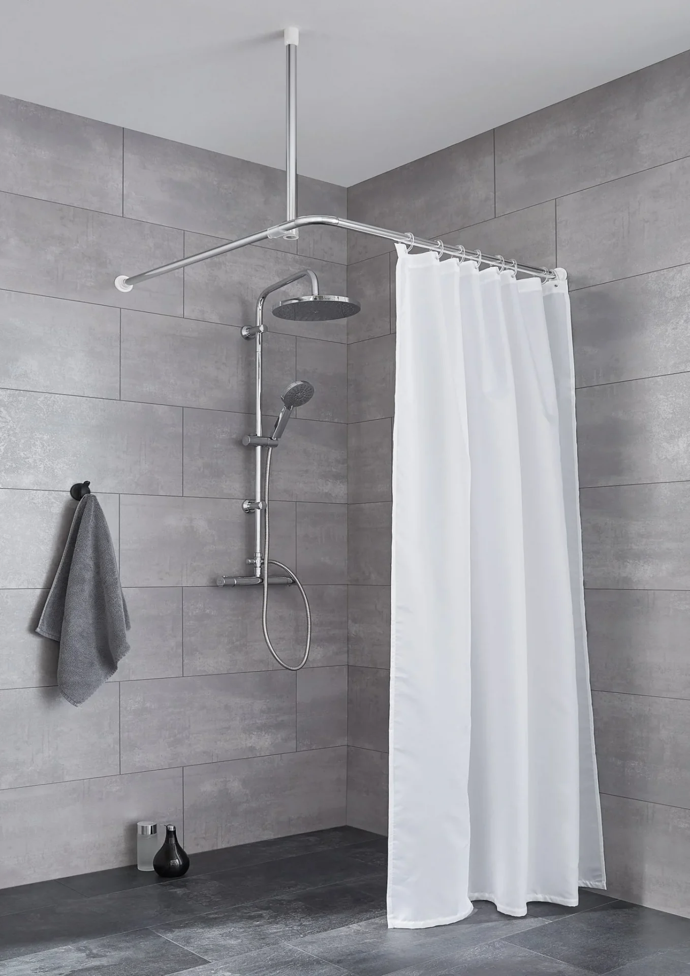 Kleine Wolke Duschvorhangstange 25 Mm Chromfarben In 3 Varianten Nutzbar 0345101001 2505418