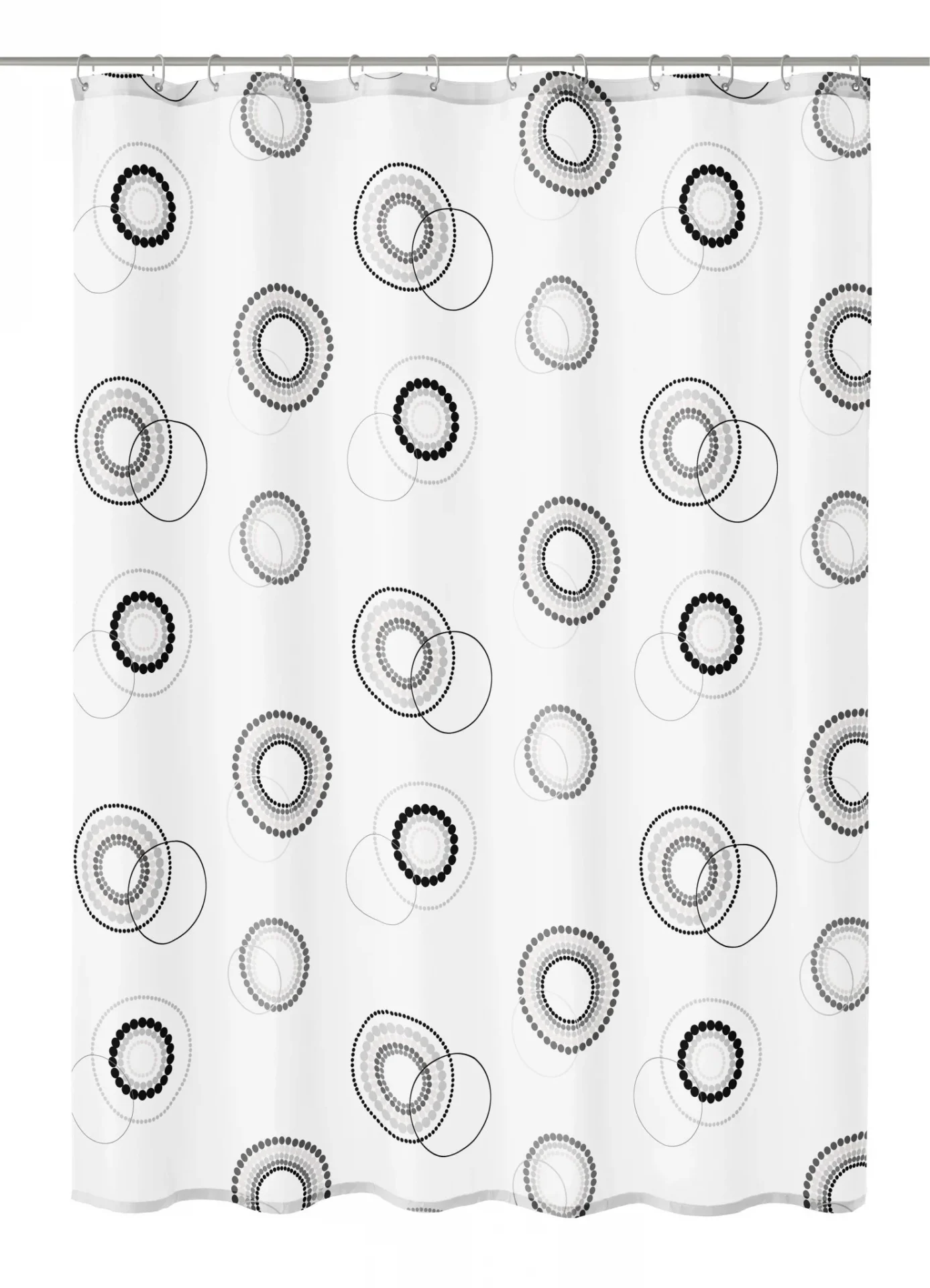 Kleine Wolke Duschvorhang Textil Luna Schwarz Weiss 180 X 200 Cm 5124185305 2619284