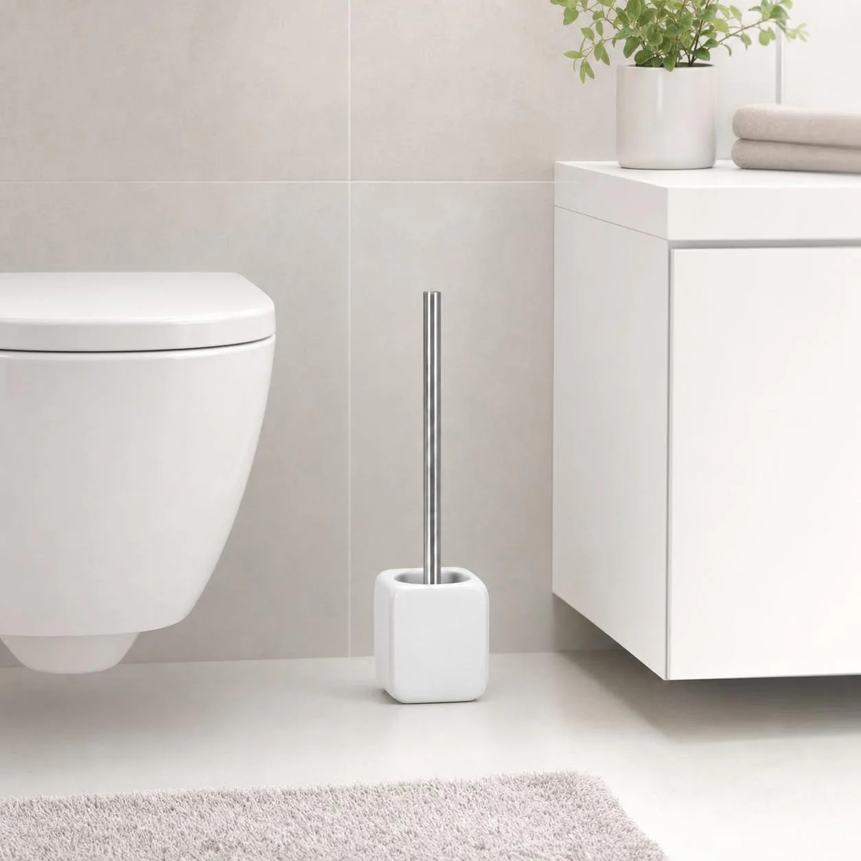 Kleine Wolke Wc Buersten Halter Cubic Weiss 5066100856 3168823211400