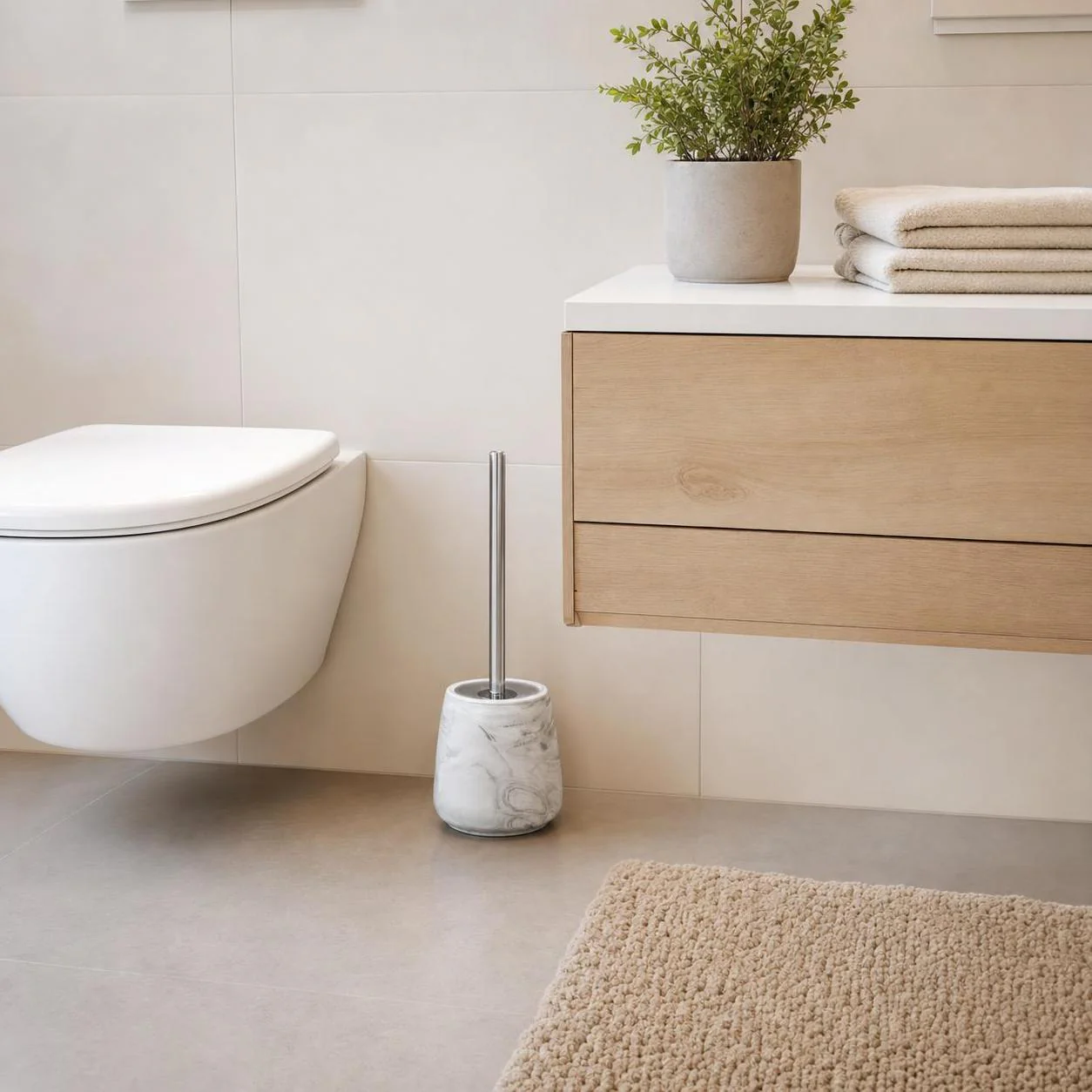 Kleine Wolke Wc Buersten Halter Marble Anthrazit 5854901856 3304823211536