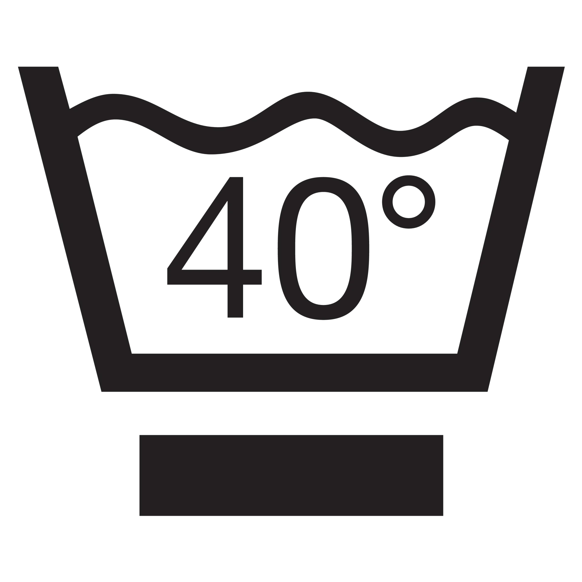 Pflege Logo Waschen 40schon