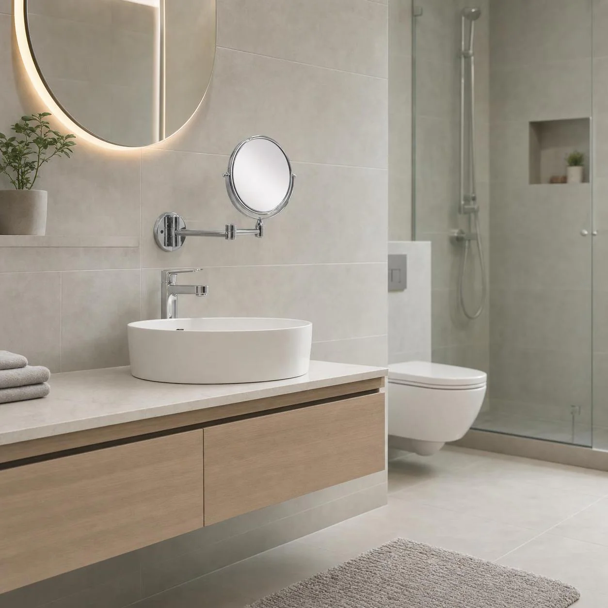 Kleine Wolke Kosmetikspiegel Ridge Mirror Silberfarben 8427124886 3319823211551
