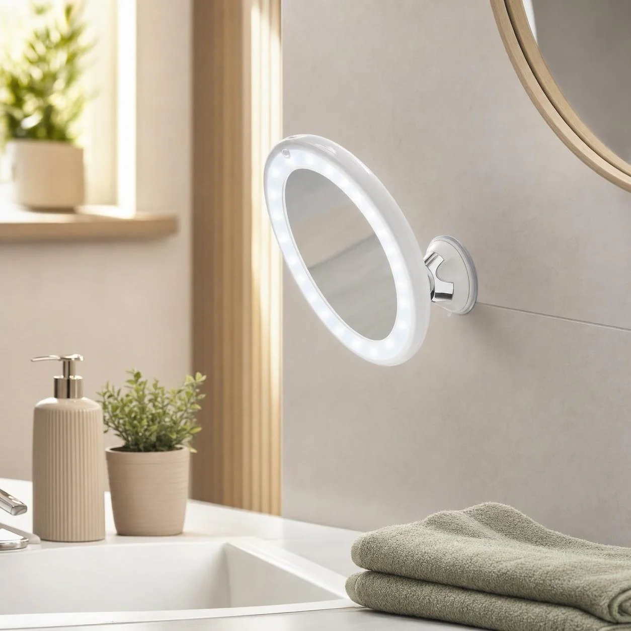Kleine Wolke Led Kosmetikspiegel Flexy Light Schneeweiss 5819114886 3253823211485