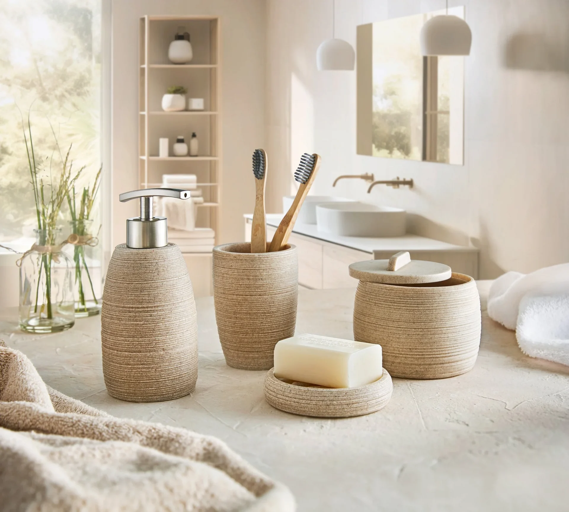 Kleine Wolke Seifenspender Sand Macadamia 8680272854 5063791