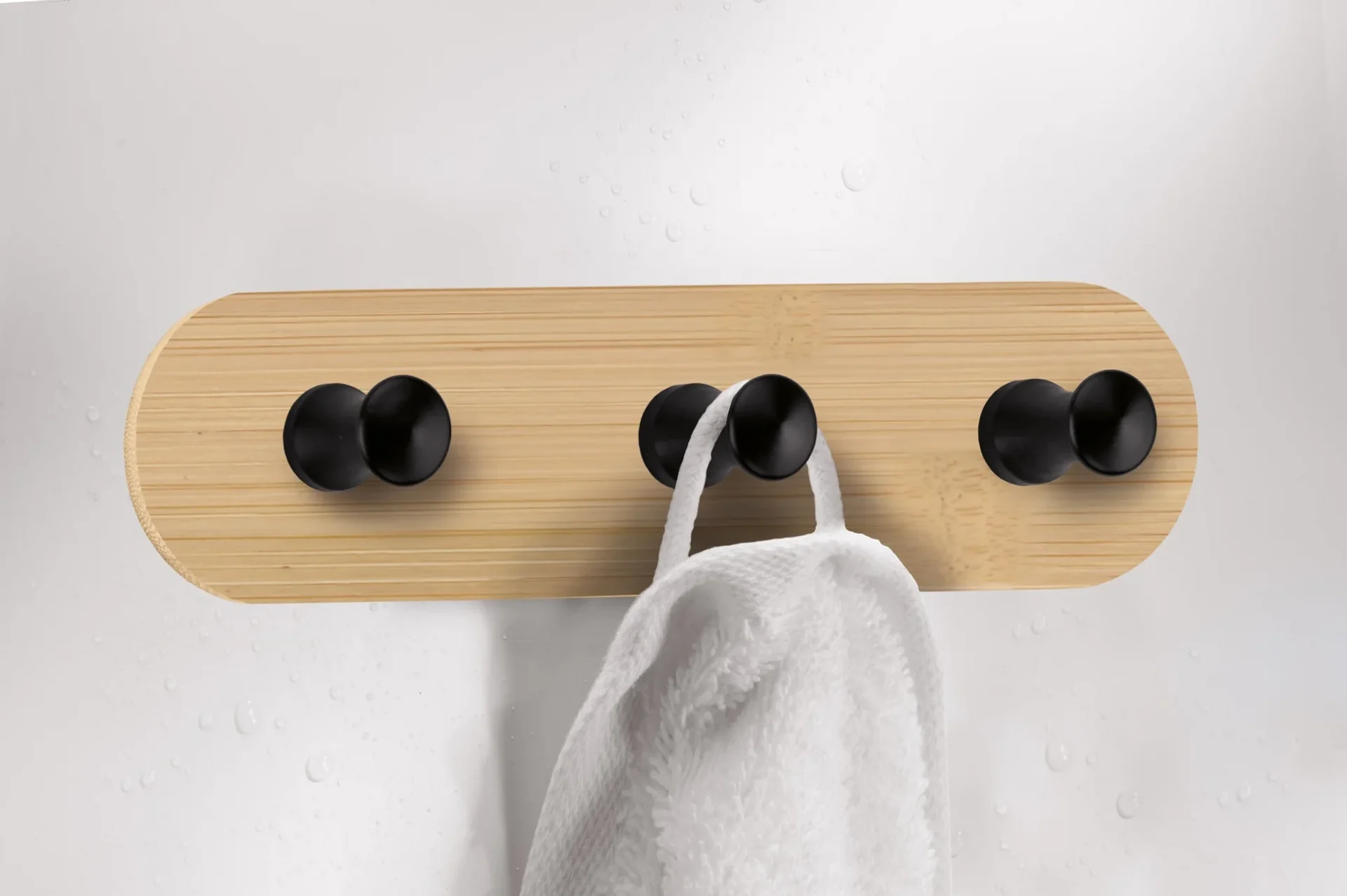Kleine Wolke Handtuchhaken Bamboo Hook Trio Natur 8699202887 8204714